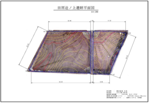 平面図（等高線入り）
